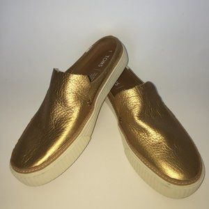 Toms Gold Mules